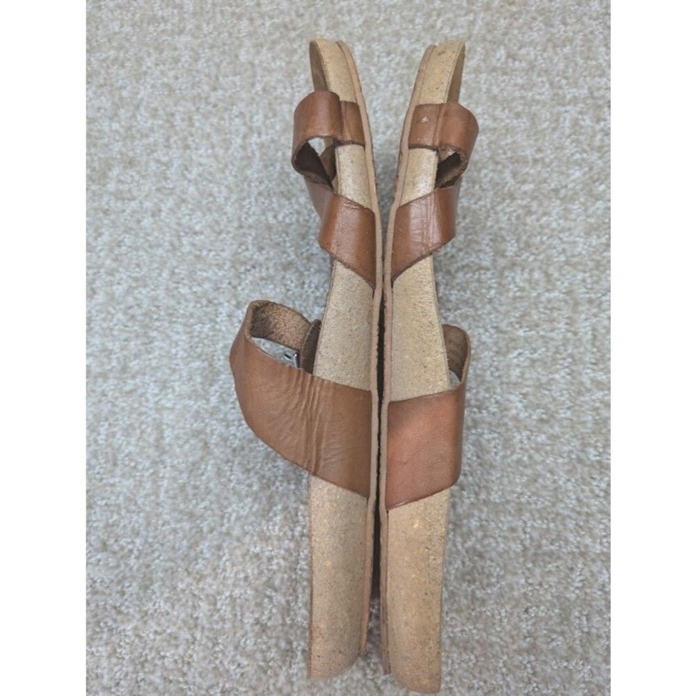Yokono Sandals Made In Spain Brown Toe Thong Womens Size 10 - Picture 5 of 10